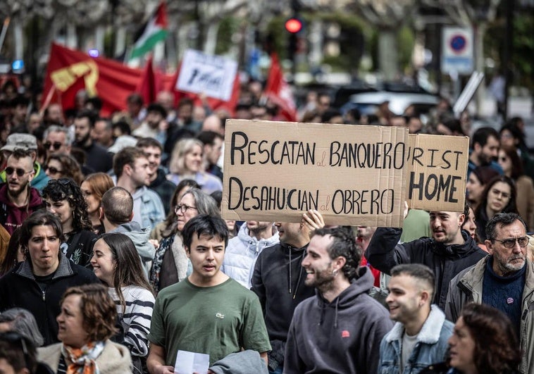 Logroño sale a la calle para pedir para pedir el «fin del negocio de la vivienda»