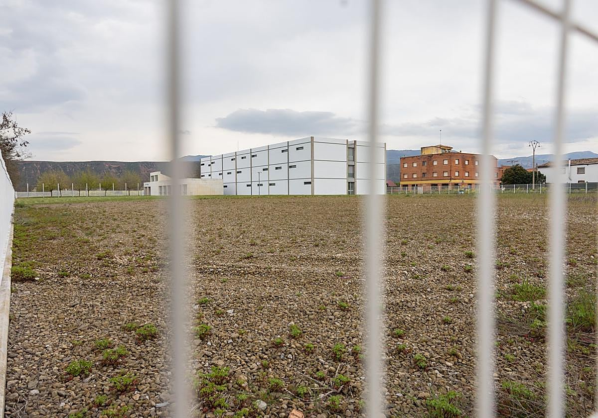 Zona del recinto ferial de Albelda donde se ubicará el centro de datos en español.