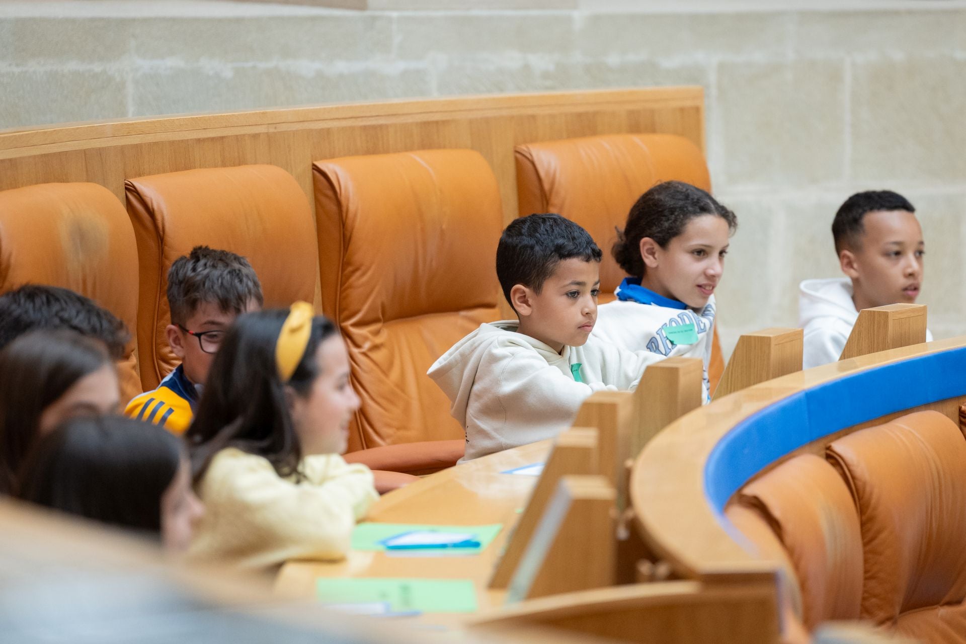 Alumnos riojanos se convierten en diputados por un día
