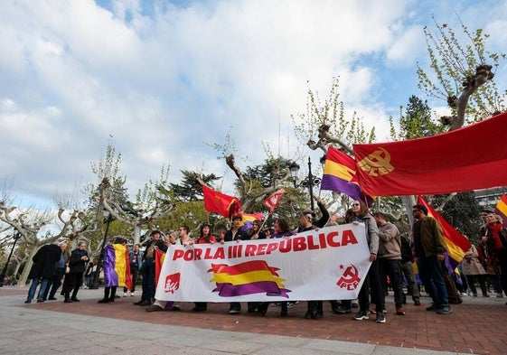 Concentración por la III República en Logroño.