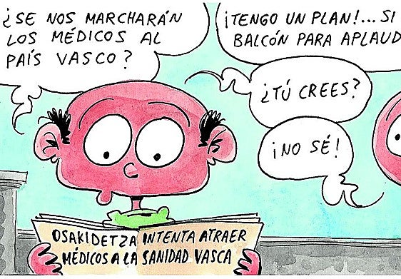 Médicos tentados por el País Vasco, según Tris