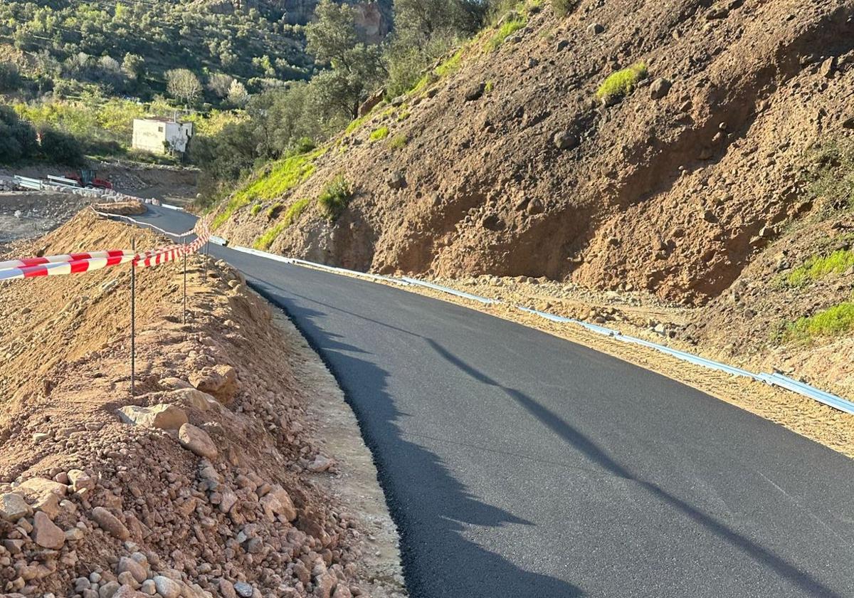 Infraestructuras mantiene cerrado el desvío al Alto Cidacos, casi ya finalizado
