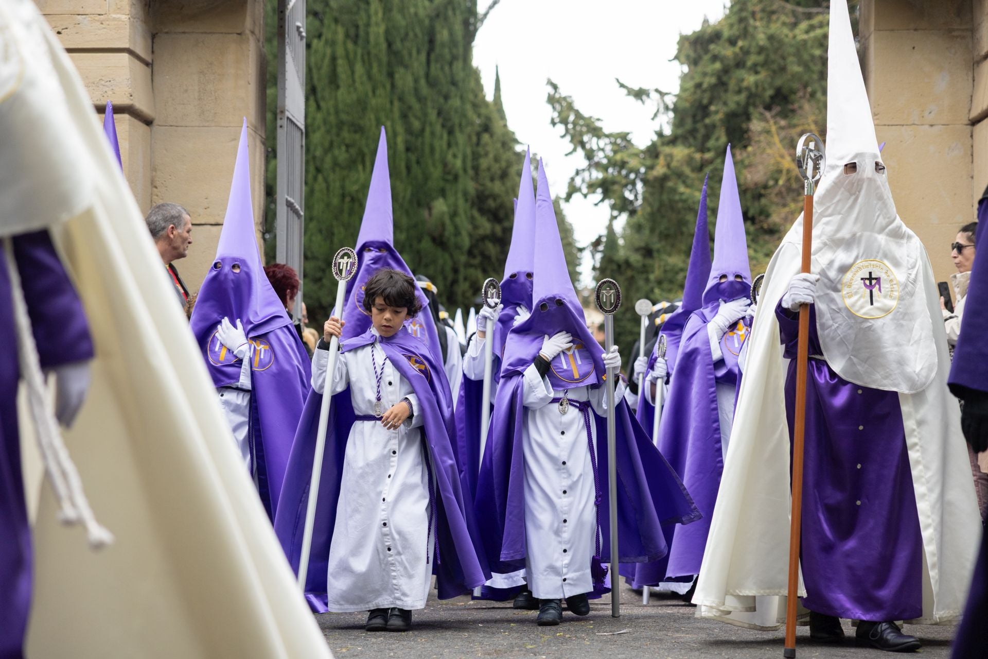 Las imágenes de la procesión de Cristo Resucitado, en Logroño