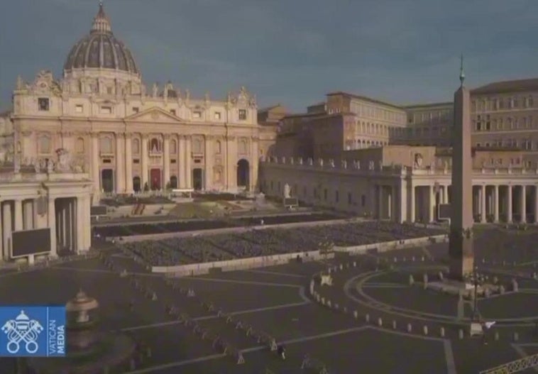 Así han anunciado las campanas del Vaticano el fallecimiento del Papa