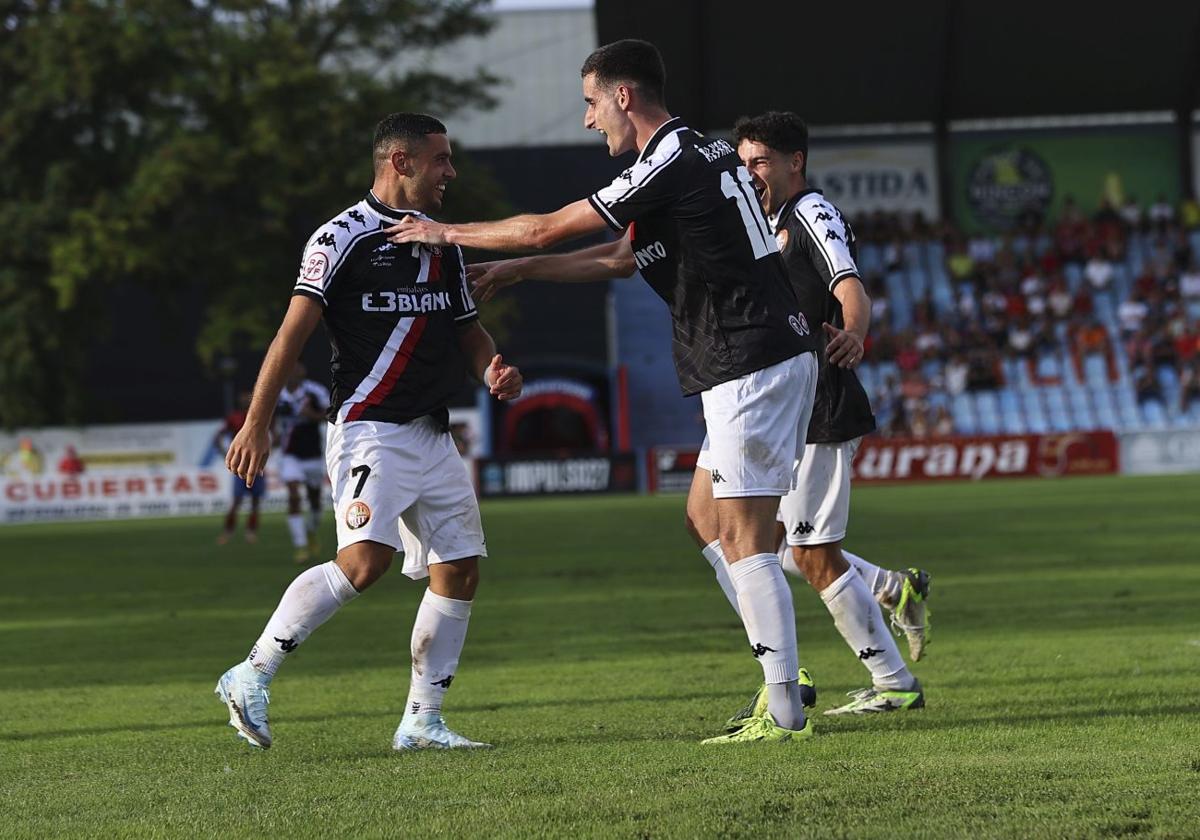 El gol en la SD Logroñés es cosa de tres
