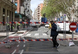 Corte de Duquesa de la Victoria entre Juan XXIII y Beti Jai a fin de conectar las Cien Tiendas con la Glorieta.