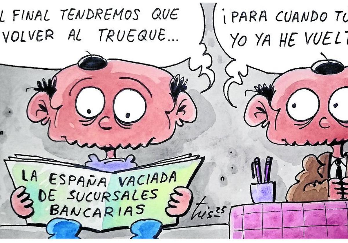 La eliminación de entidades bancarias en La Rioja, según Tris