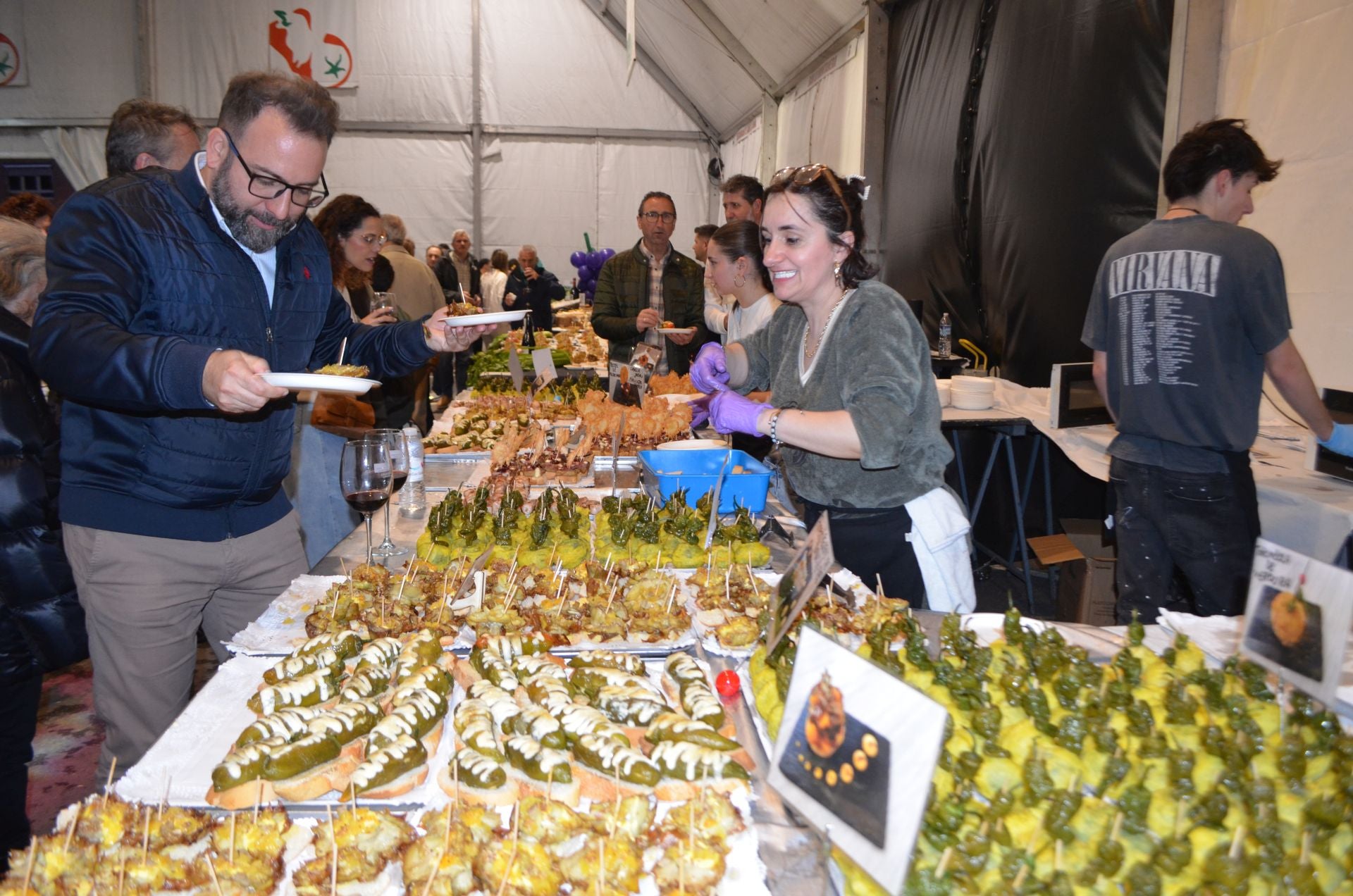 Las imágenes del &#039;Túnel del pincho&#039; de Calahorra