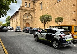 Policía Local, en el lugar de los hechos.