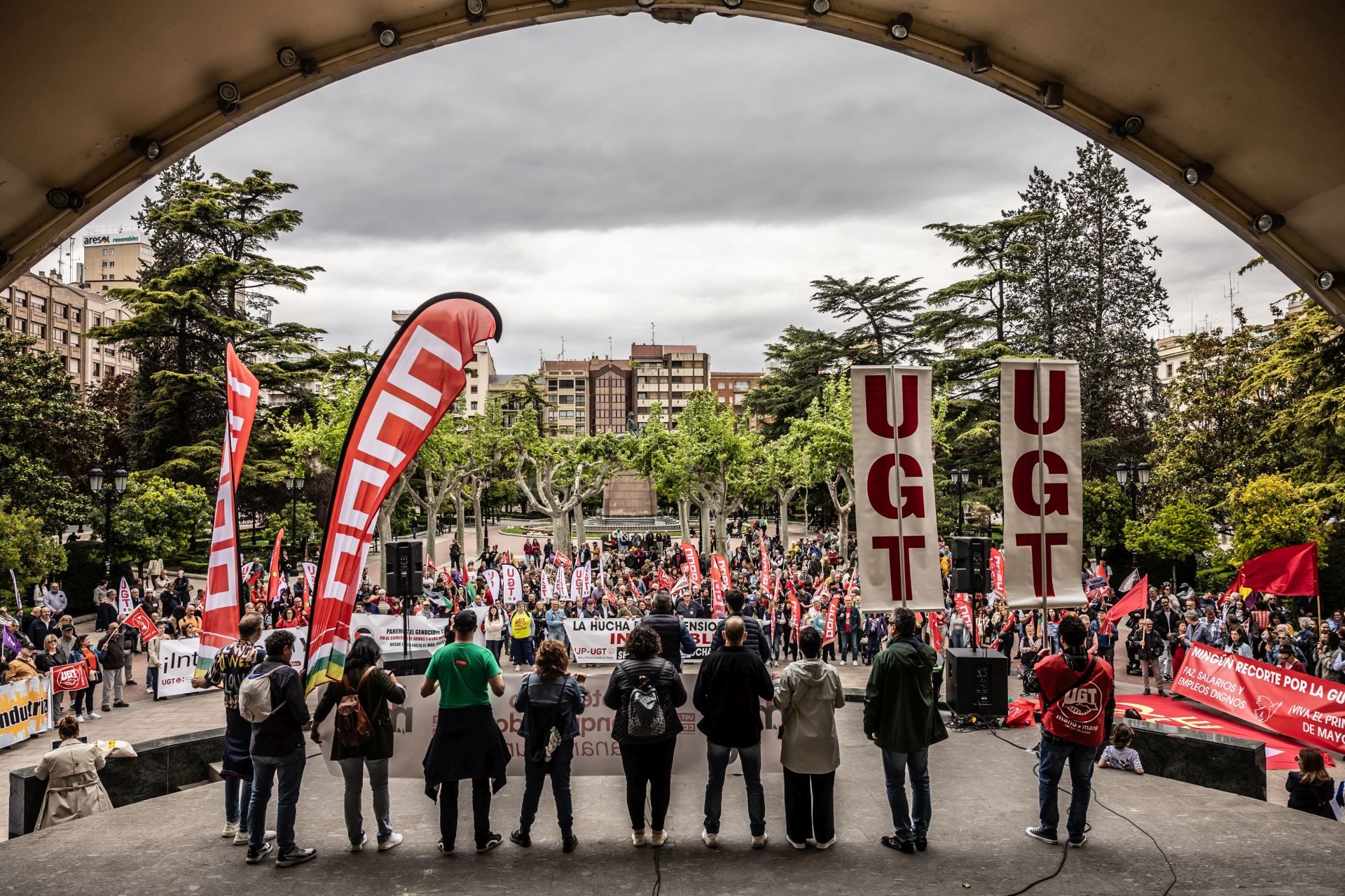 Movilización del 1 de Mayo en Logroño, en imágenes