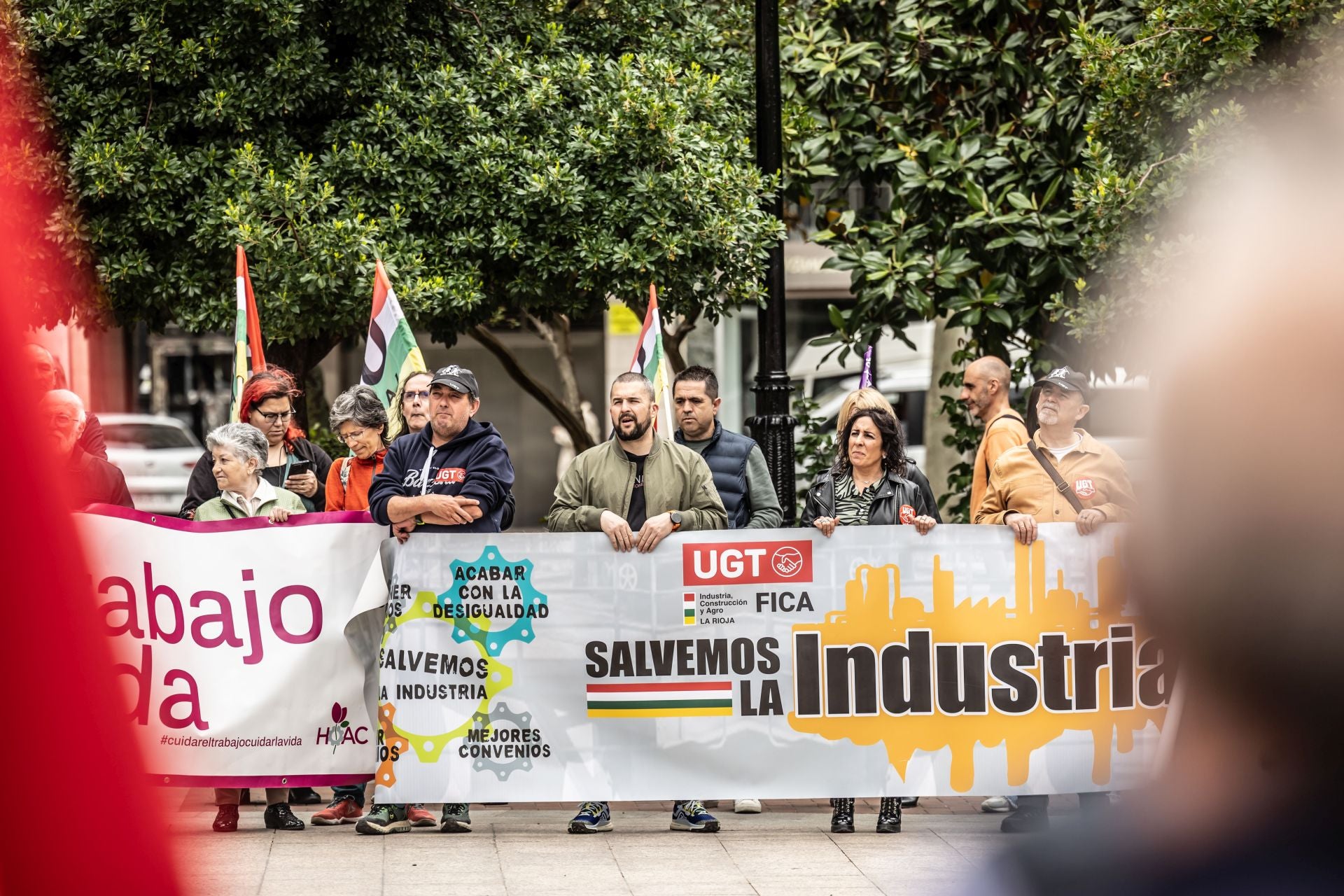 Movilización del 1 de Mayo en Logroño, en imágenes