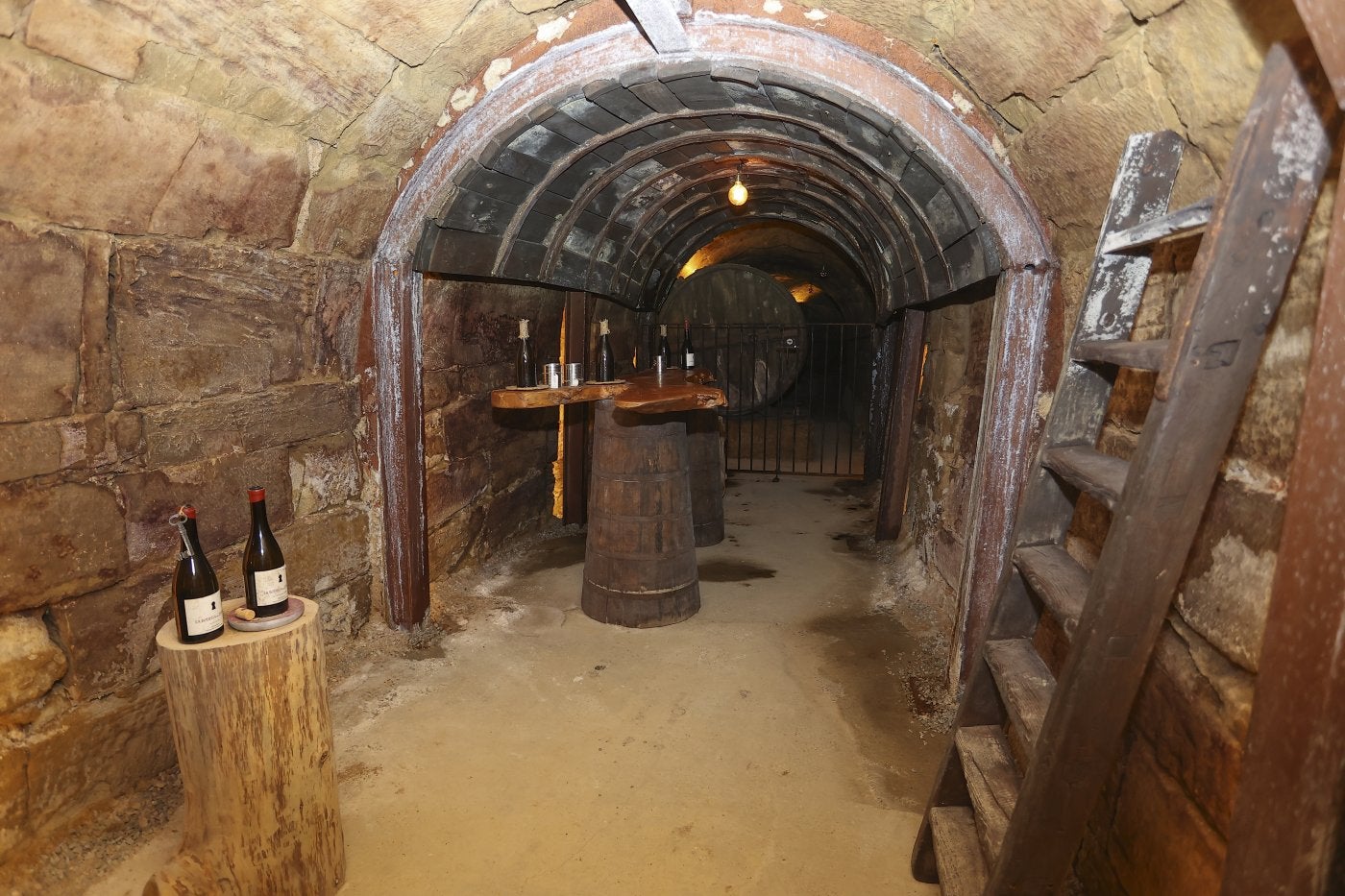 El antiguo calado de la bodega.