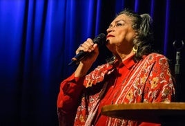 Soledad Bravo, en concierto.