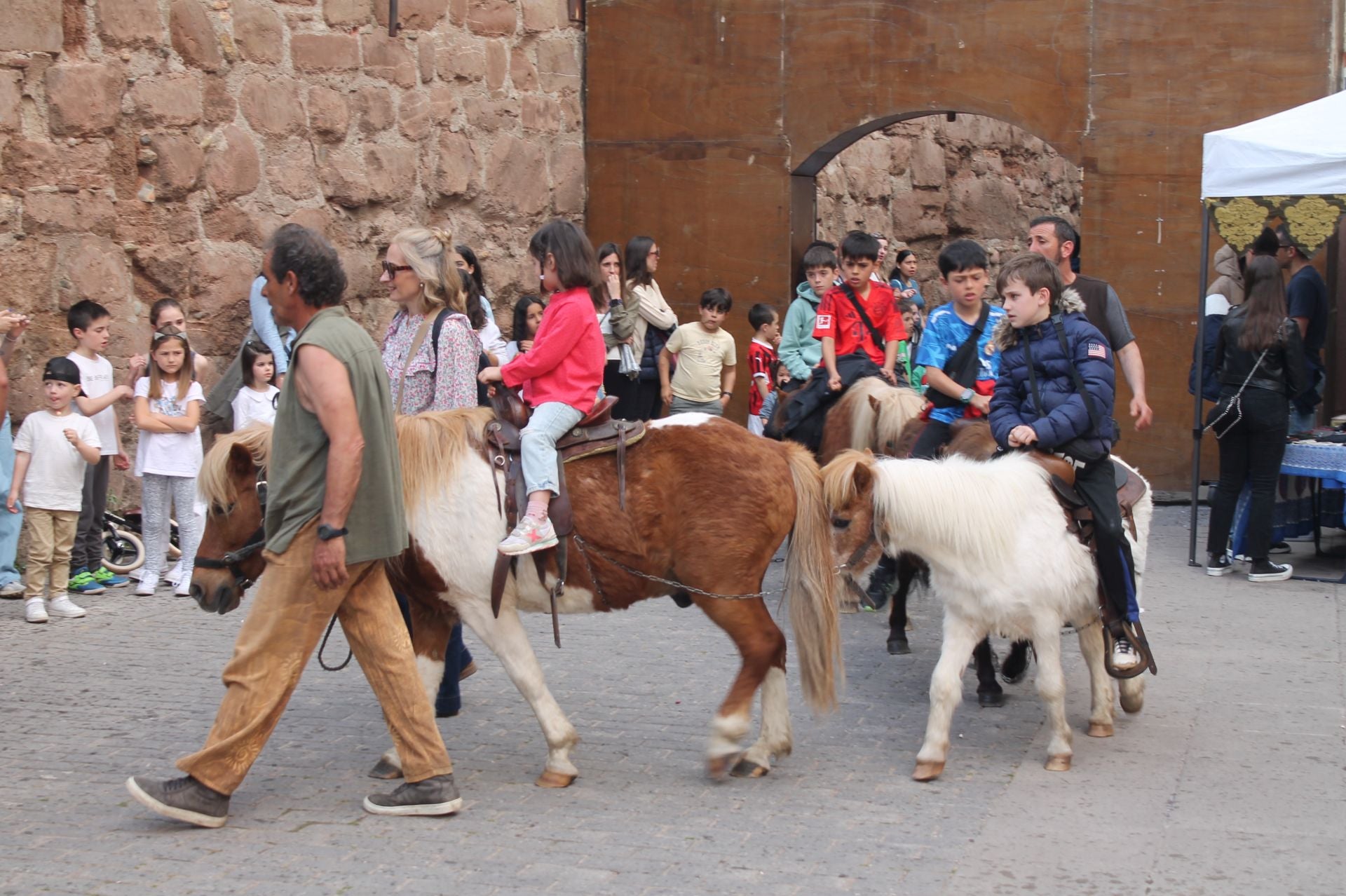 Ambiente medieval en el casco antiguo de Nájera