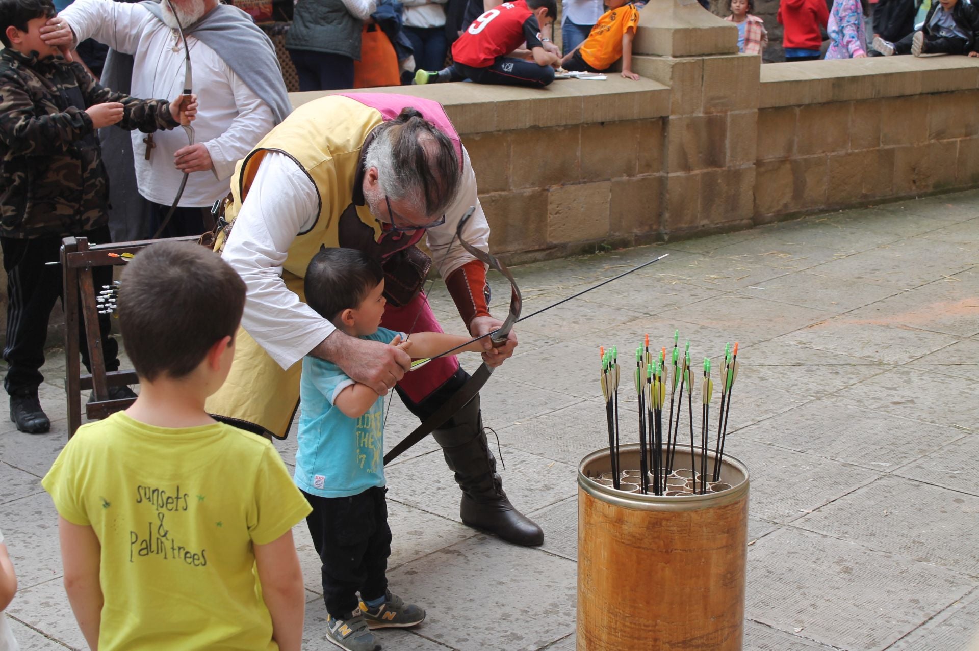 Ambiente medieval en el casco antiguo de Nájera