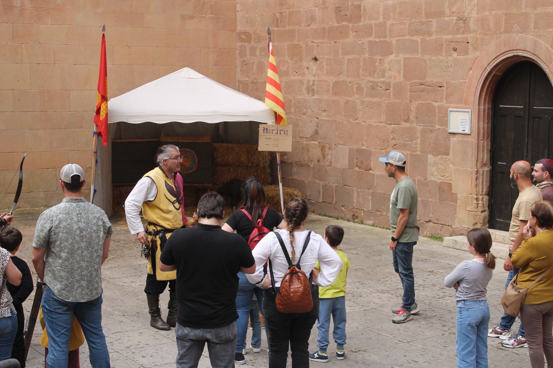 Ambiente medieval en el casco antiguo de Nájera