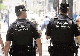 Policía Local de Valencia.