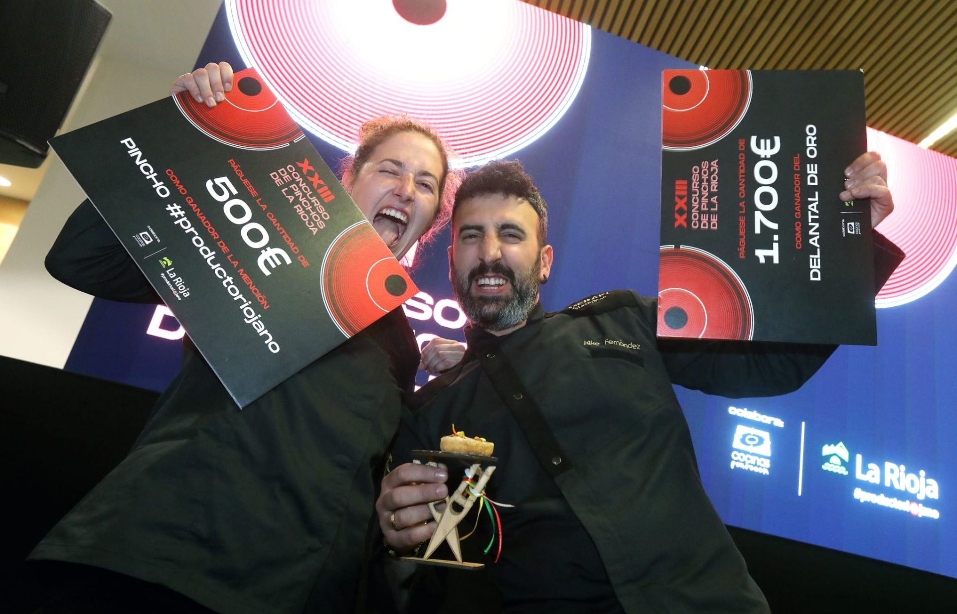 'El danzador', del Meraki de Nájera, el mejor pincho de La Rioja