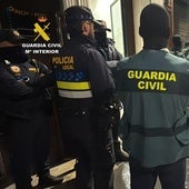 Intervención de la Guardia Civil y la Policía Local en Arnedo.