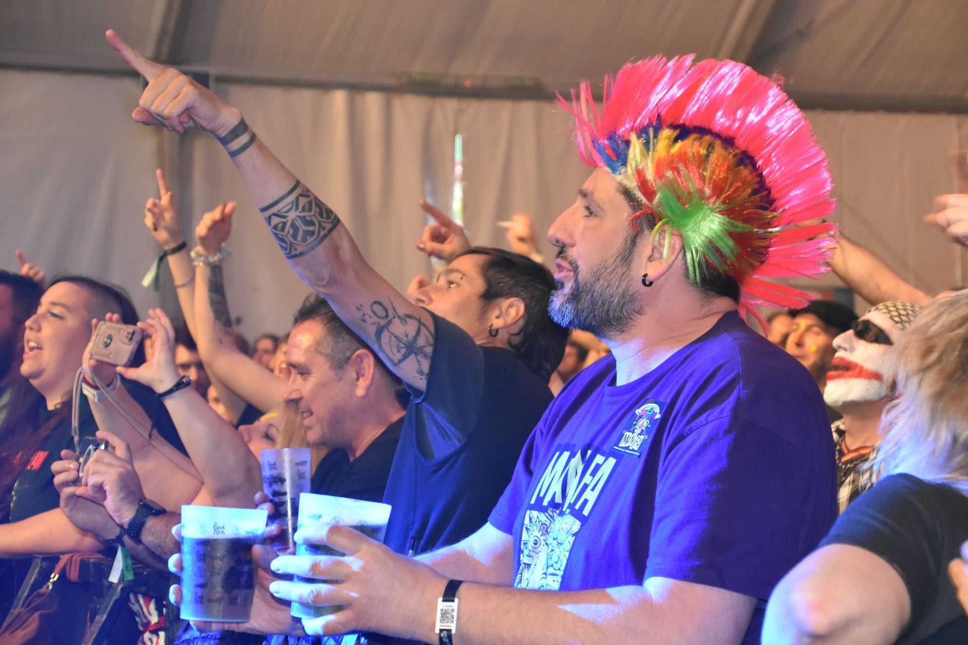 La segunda jornada del Kalagurrirock, en imágenes