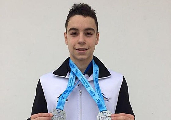 El nadador Iván Martínez Sota, uno de los deportistas reconocidos como de Alto Rendimiento.