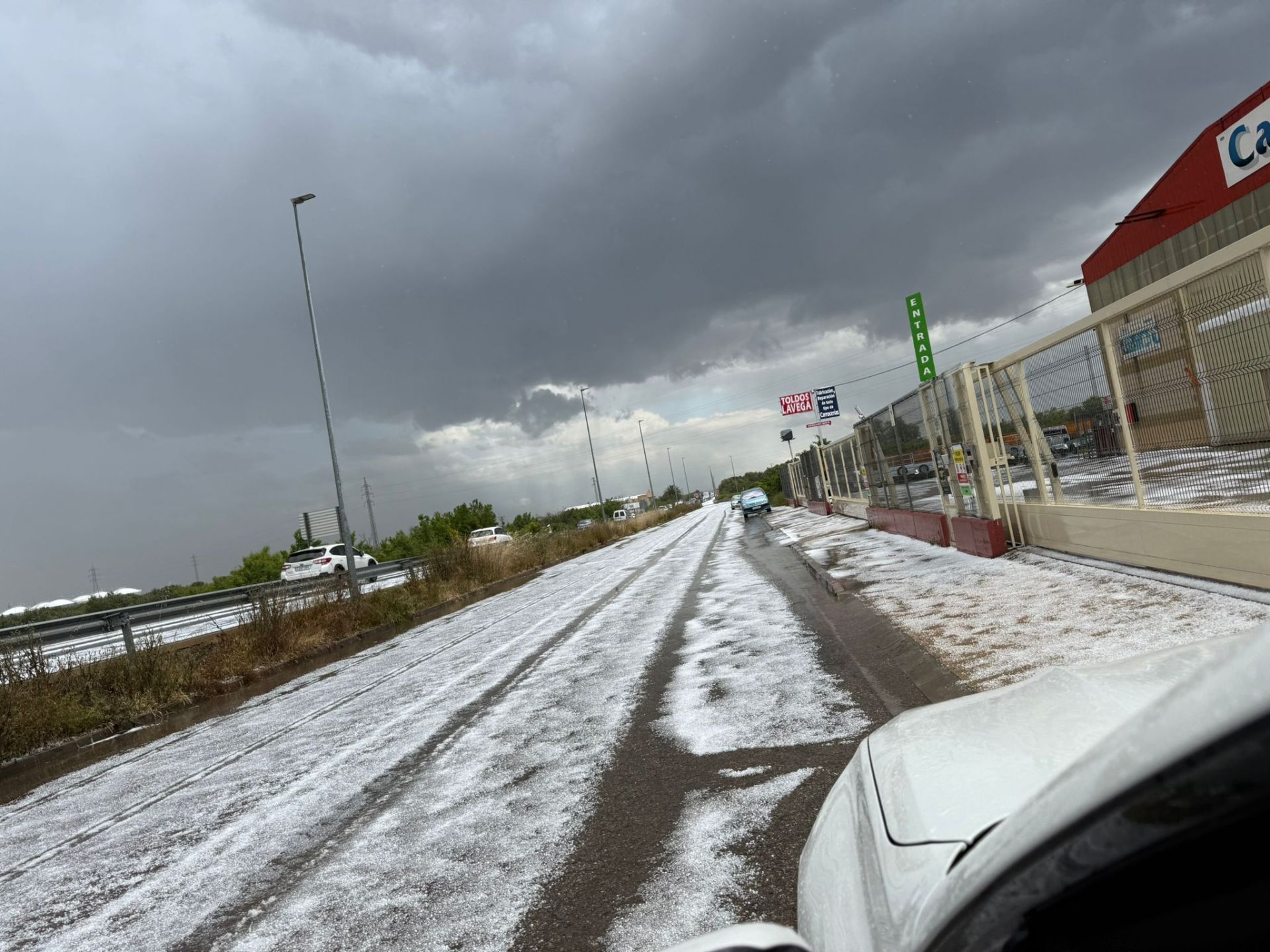 Así ha quedado la zona del polígono Las Tejeras