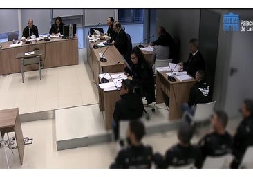 Imagen de la quinta sesión de juicio por el crimen de Viniegra de Arriba.