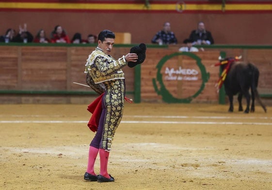 Talavante, en la plaza de toros de Arnedo.