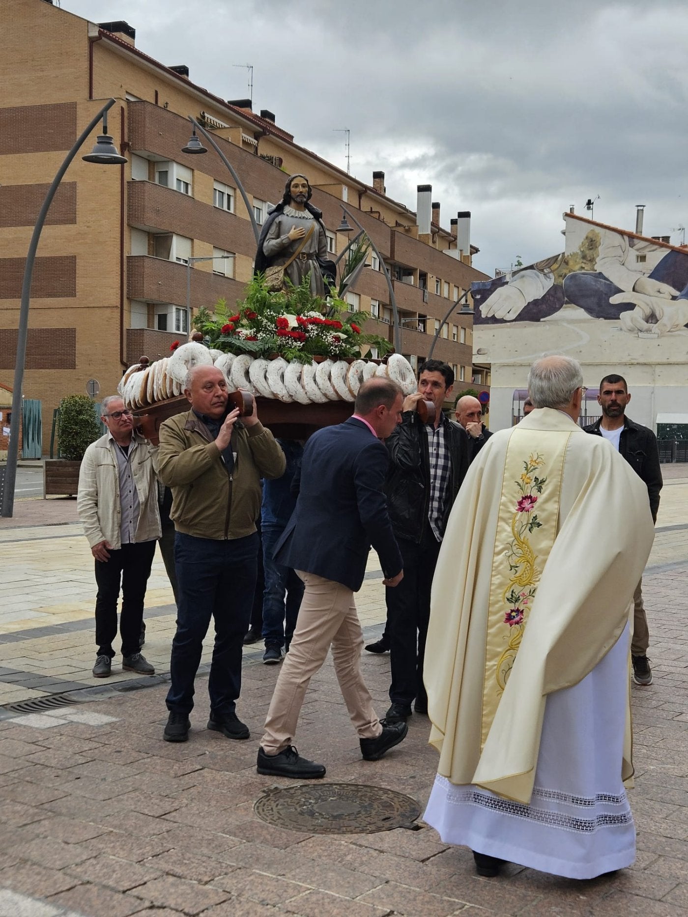 El patrón del campo, en Pradejón. 