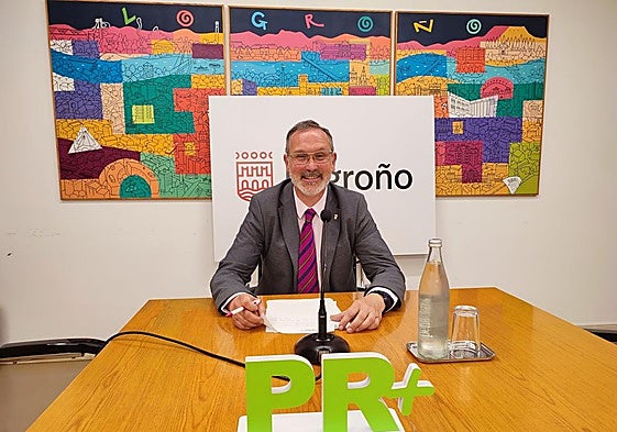 El concejal del PR+ de Logroño, Rubén Antoñanzas.