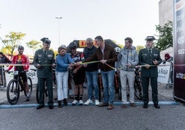 La salida y los podios de la segunda etapa de La Rioja Bike Race 2025