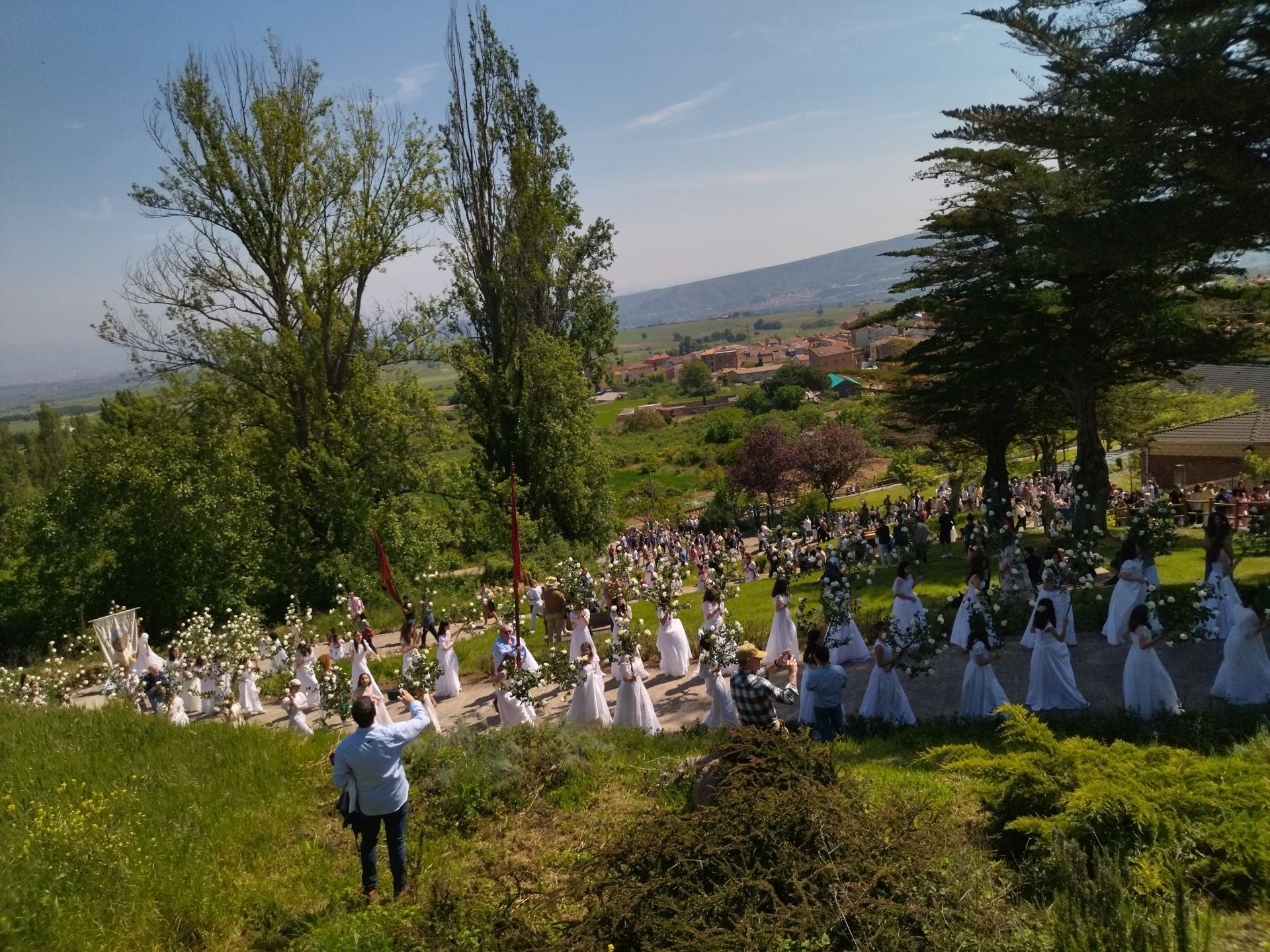 Las imágenes de la procesión de las Doncellas de Sorzano