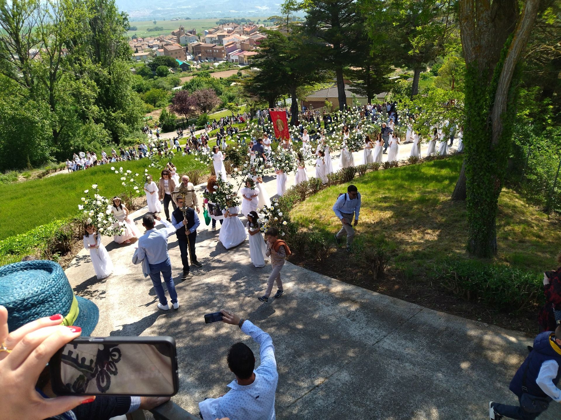 Las imágenes de la procesión de las Doncellas de Sorzano