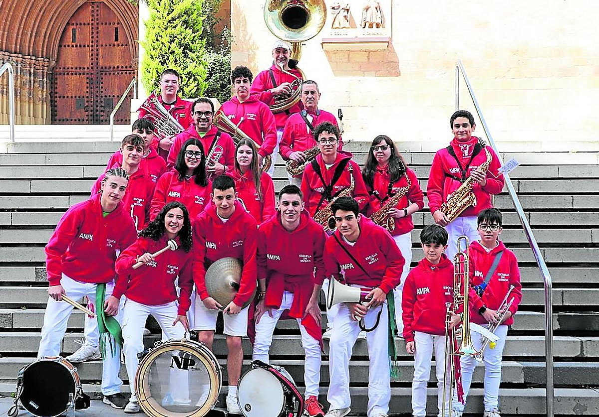 La charanga es una de las últimas iniciativas de la Escuela Municipal de Música Agustín Ruiz.