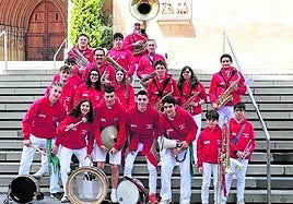La charanga es una de las últimas iniciativas de la Escuela Municipal de Música Agustín Ruiz.