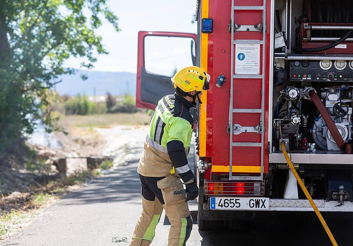 Un bombero, en una imagen de archivo.