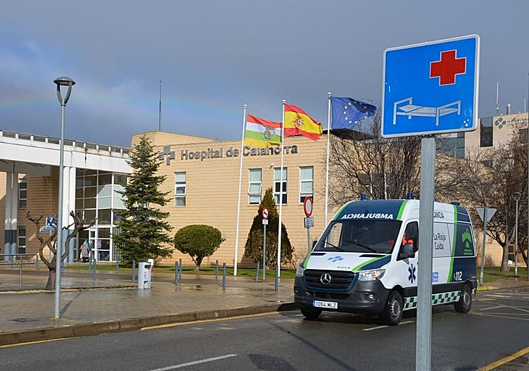Vista exterior del Hospital de Calahorra.