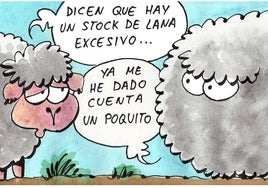 La pérdida de valor comercial de la lana, según Tris