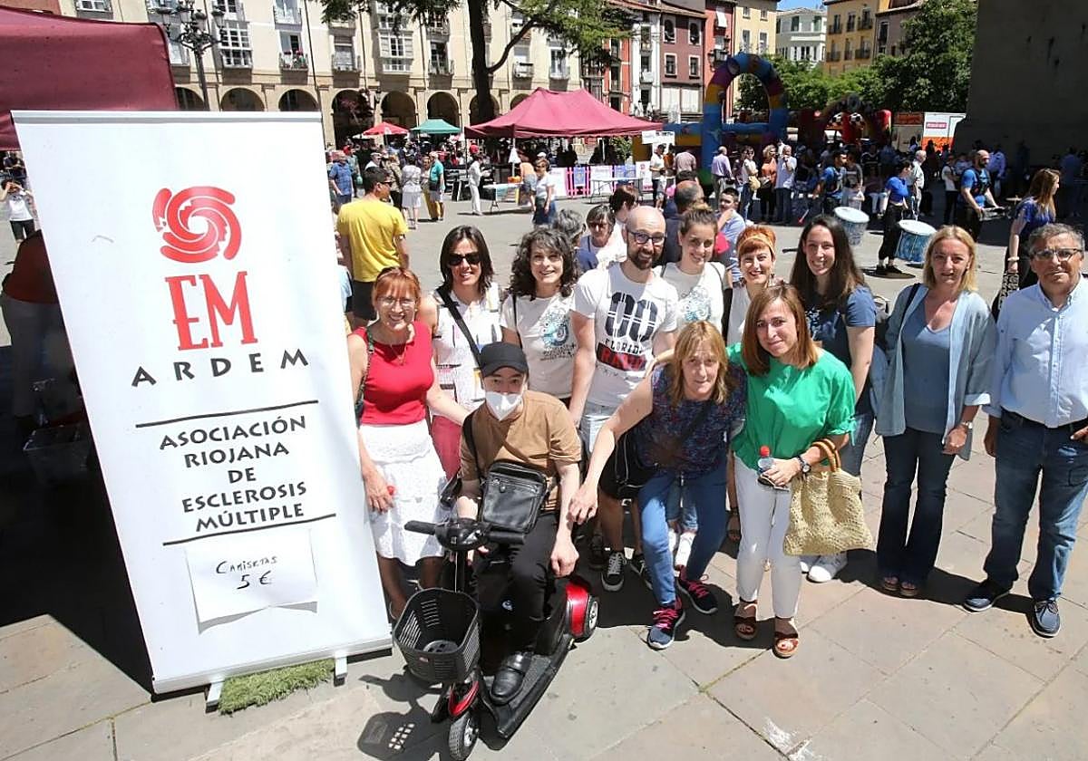 Fiesta en la Plaza del Mercado en una edición anterior.