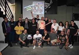 Pradejón lució su orgullo friki.