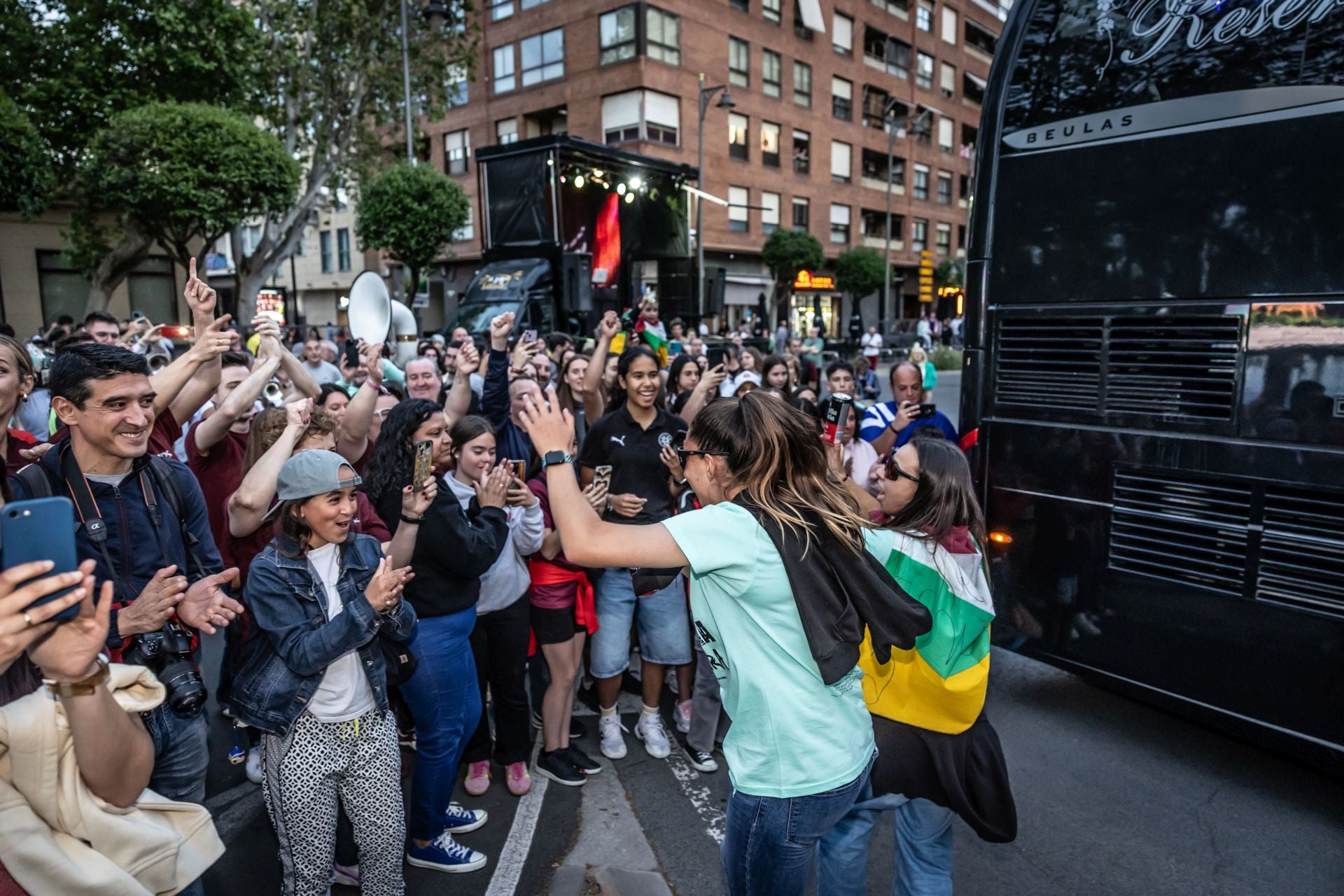 Así celebró el Dux su ascenso en la Fuente Murrieta