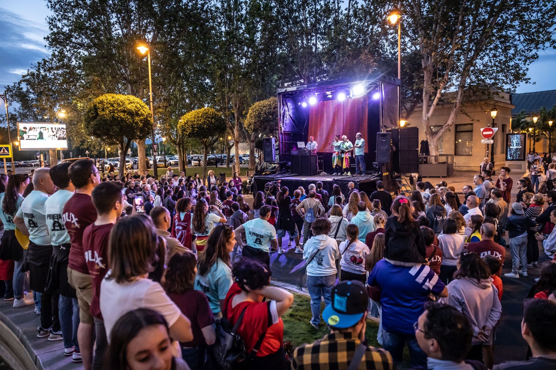 Así celebró el Dux su ascenso en la Fuente Murrieta