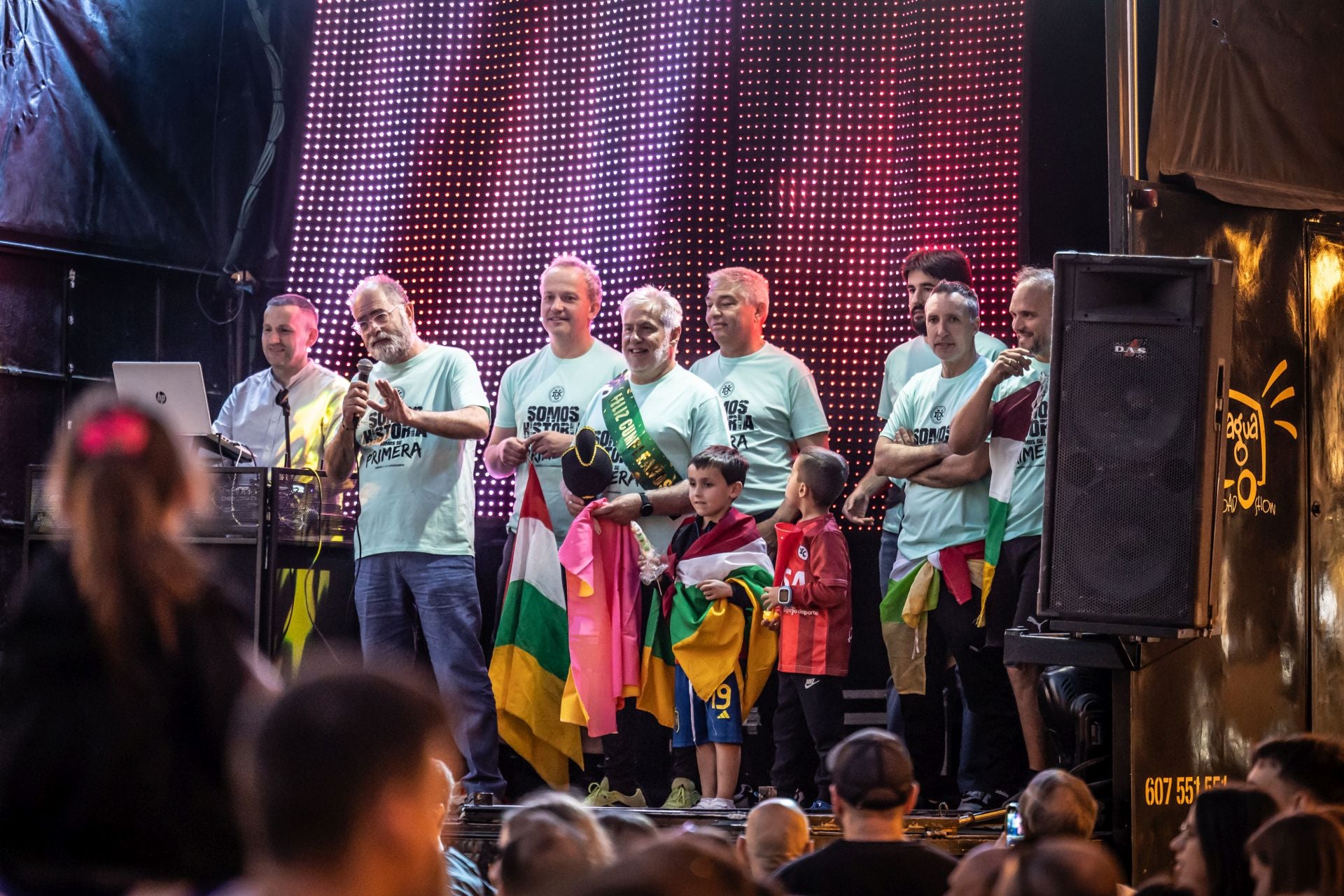 Así celebró el Dux su ascenso en la Fuente Murrieta
