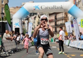 Muy buen ambiente durante la carrera en Logroño