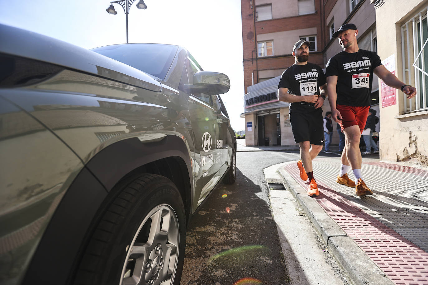 Muy buen ambiente durante la carrera en Logroño