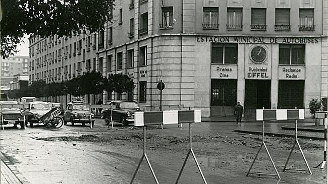 Imagen antes - La calle Pío XII, en obras