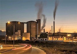 Imagen de la planta de Azucarera en Miranda.