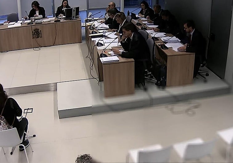 Imagen de la segunda sesión de juicio celebrada este martes