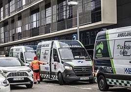 Una ambulancia en una imagen de archivo.