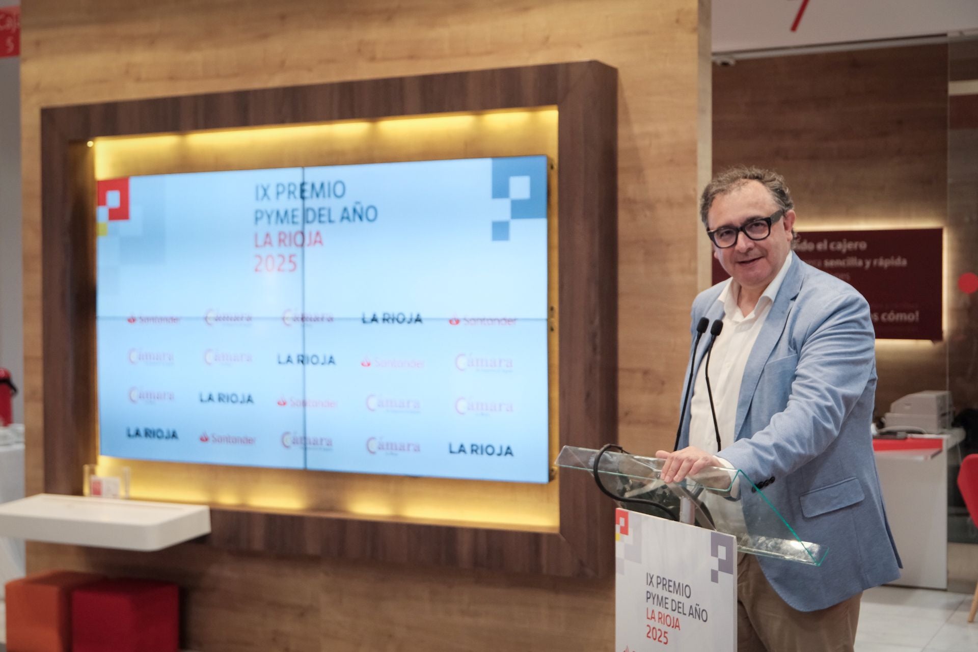 Luis Pérez (ADER) dijo unas palabras durante el acto.